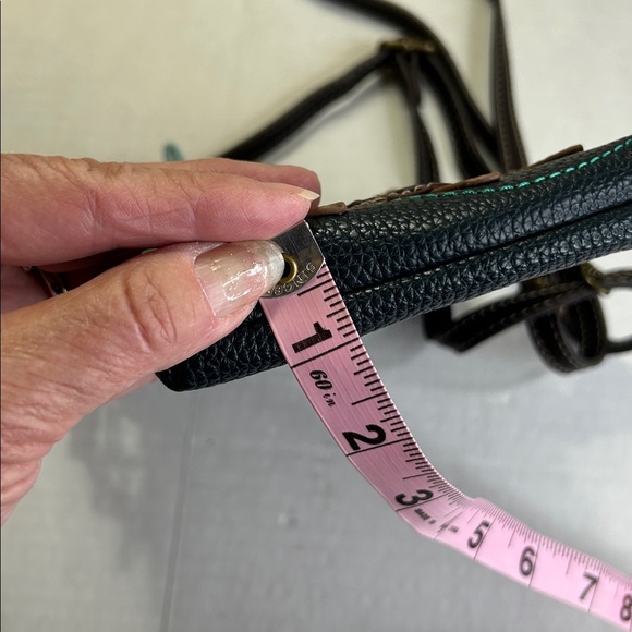 CHALA VEGAN GREEN/BLACK SEA TURTLES CONVERTIBLE POUCH CROSSBODY HANDBAG - Picture 15 of 16